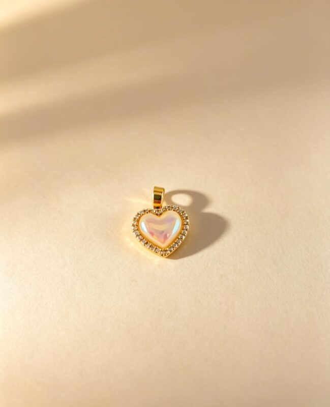 Dije Corazon Rosa