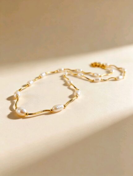 collar perla de rio